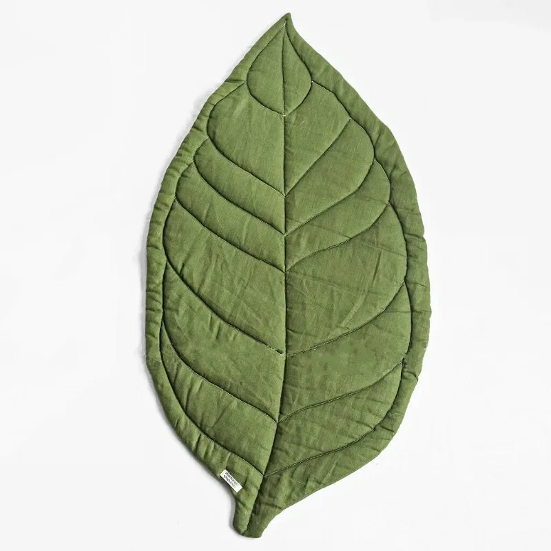 

Children's Crawling Cushion Baby Soft Skin Leaf Pattern High Quality Play Gyms Mat Early Education Enlightenment Plant Cognition