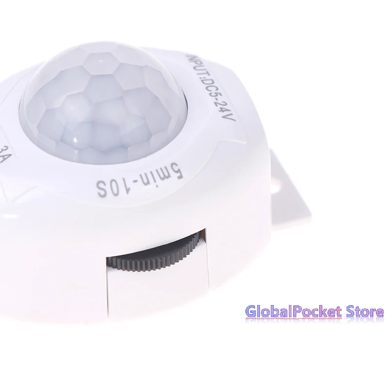 Motion Sensor Switch DC 5V-24V 3A Activated Timer Automatic Movement Detector ON OFF LED Strip Light PIR Motion Sensor Switch