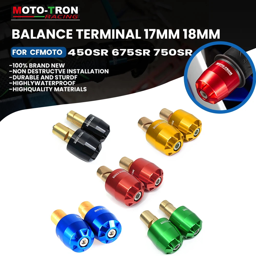 

Металлические балансировочные ручки/грипсы MOTO TRON CNC для мотоциклов CFMOTO 450SR, 675SR, 250SR, 500SR, 750SR, 17 мм, 18 мм