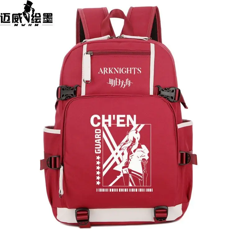 Arknights Anime Merchandise Amiya Angelic Male Female Primary And Secondary School Students Printed Backpack Laptop Bag Anime - Image 3