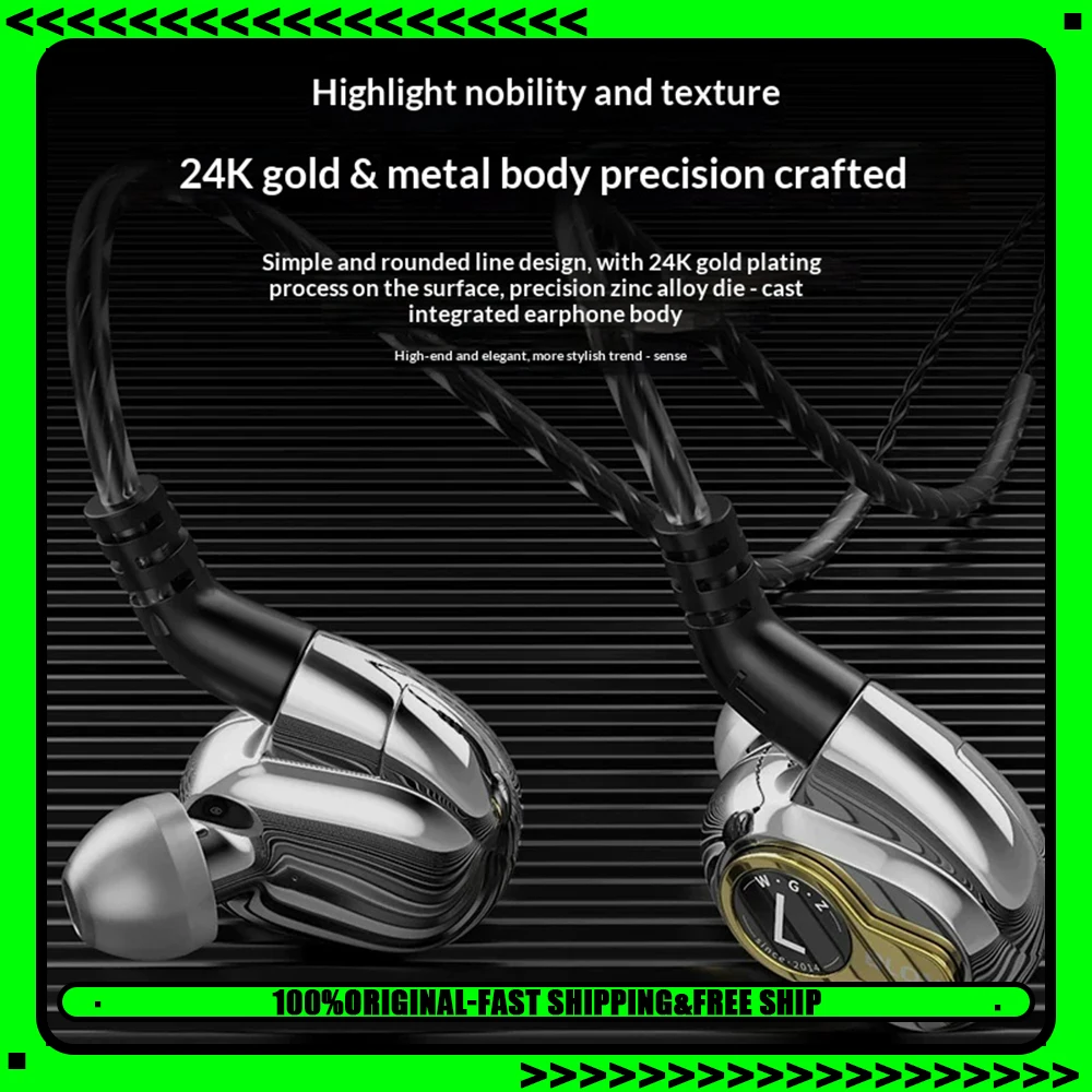 BLON BL-05 Wired Headphones High Fidelity Sound Transmission Esports Headset Second Generation 10mm Carbon Diaphragm For Gifts