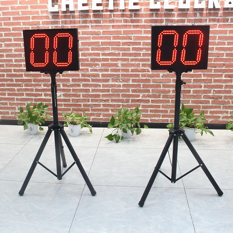 CP09 High School Shot Clock System Programmable Seconds Countdown Clock Synchronized Shot Clock Timer for Basketball