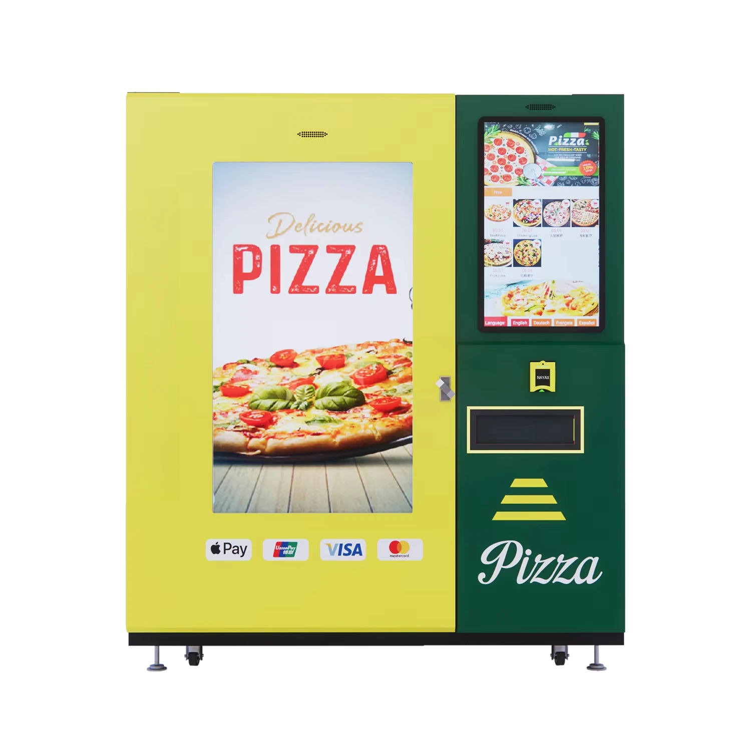 Distributore automatico intelligente per pizza congelata completamente automatica commerciale per interni