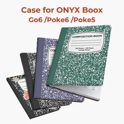 twosheep 컴포지션 북 자석 케이스 Boox Go6 GenII Go6 Poke7 Poke6 Poke5 호환 스마트 자동수면 무디자인 초슬림 패드 폴리오
