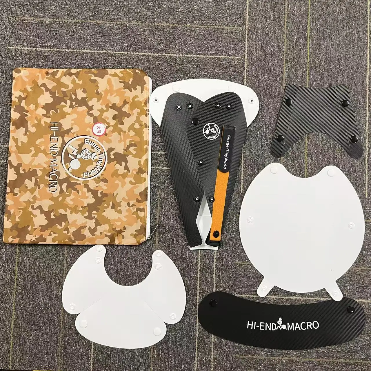 Guage Universal Huf Abdeckung Blitz Diffusor Softbox S/M/L Größe Blitzgerät Reflektor Snoot Kamera Zubehör für Makro Objektiv Shootin – Detail 8
