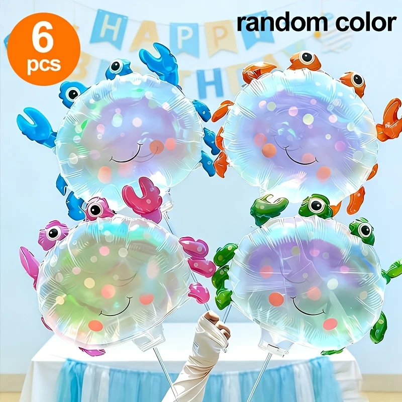 6 Colorful Crab Bal…