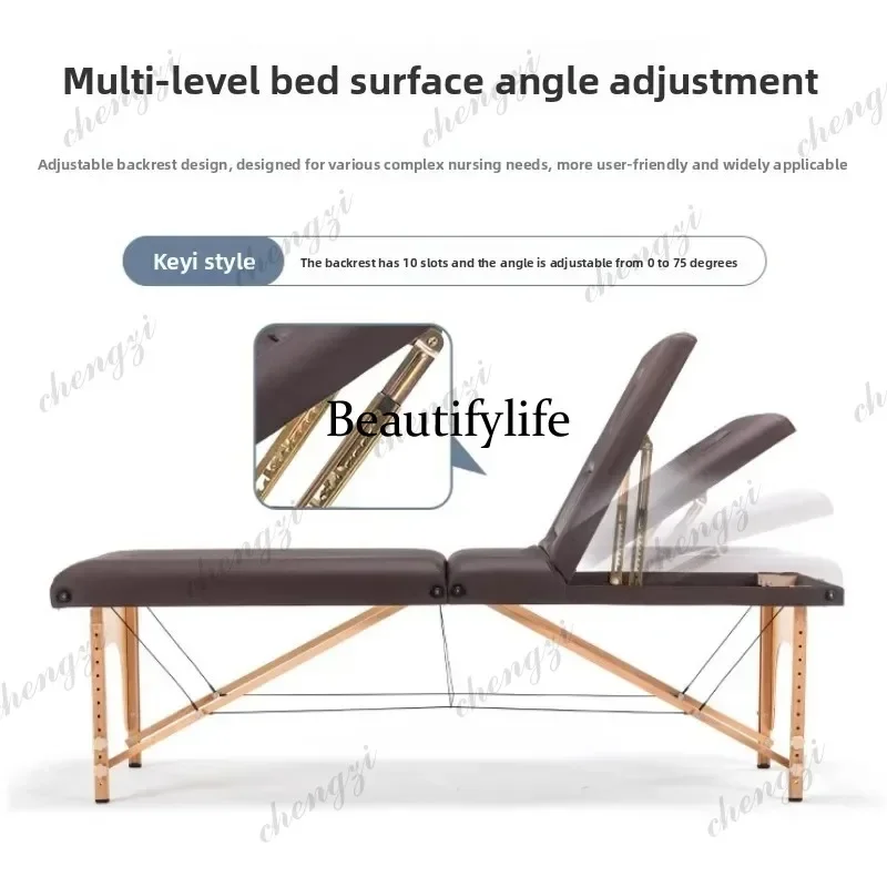 Therapy Bed Chiropractic Acupuncture Medical Rehabilitation Table Professional TCM Equipment Therapy Massage Bed Table