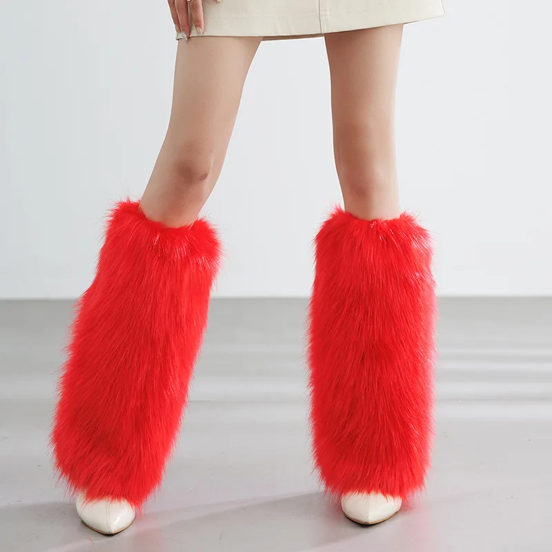 guetres-en-fausse-fourrure-vintage-15-40-cm-pour-femme-couvre-bottes-d'hiver-chaussettes-longues-et-moelleuses-colorees-manchons-de-jambe-pour-fete-et-cosplay