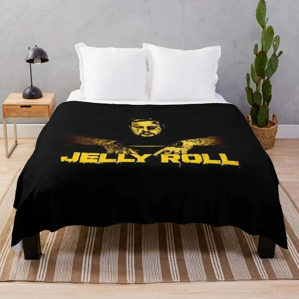 

Jelly Roll Throw Blanket anime Flannel Tourist Blankets