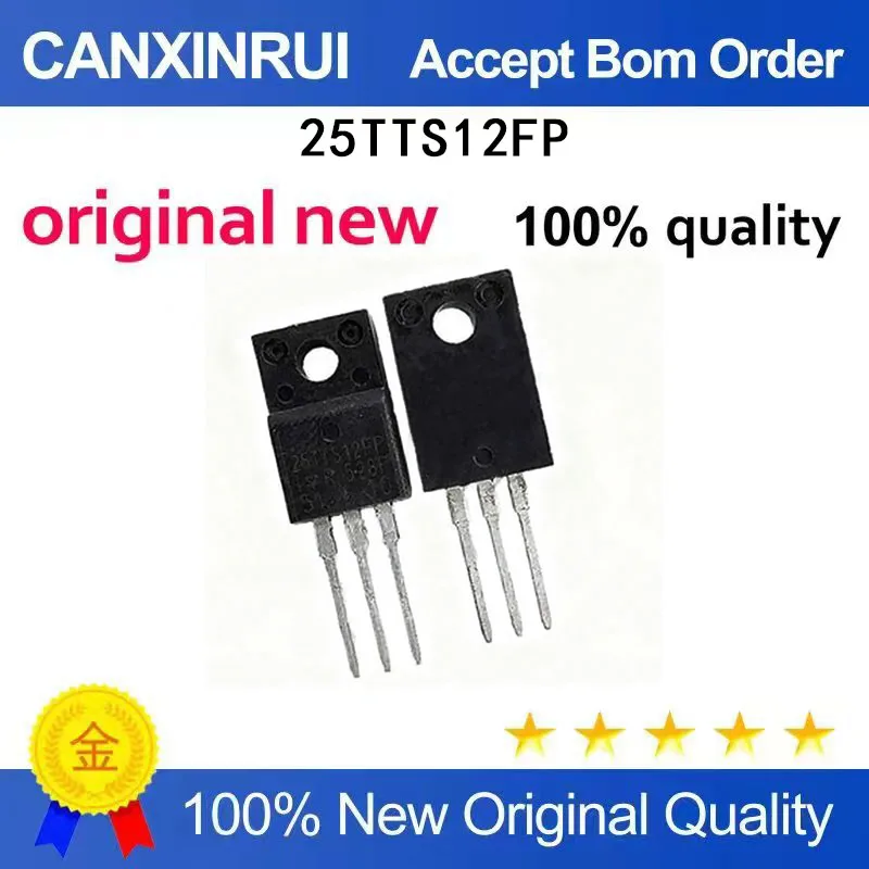 (5-100 Pieces) Brand new original 25TTS12FP TO-220F plug-in 300A 1200V spot chip IC