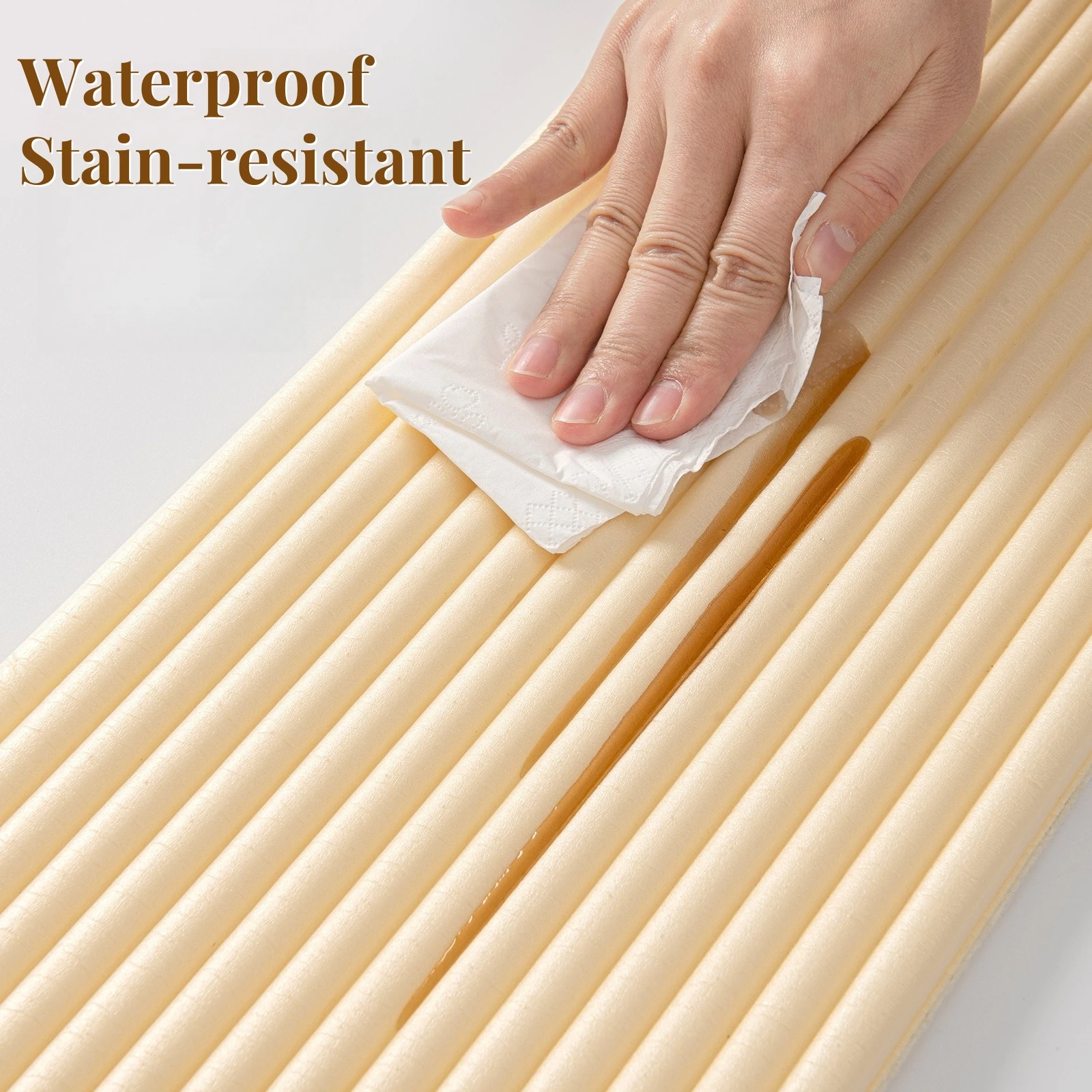 

Утолщенные 3D пенопластовые обои, полоса для предотвращения столкновений, мягкая самоклеящаяся наклейка на стену, защита для края спальни, угловая защита, украшение