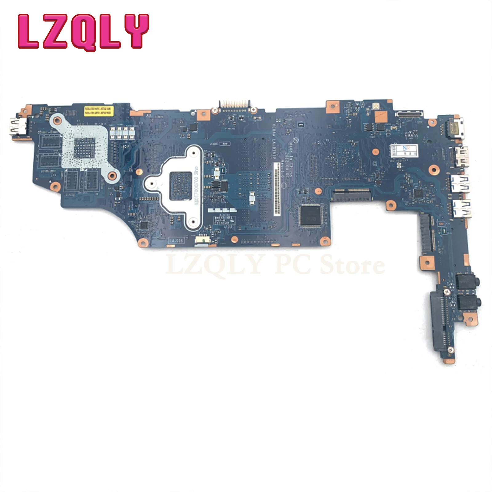 LZQLY For Toshiba Satellite U940 U945 VCUAA LA-9161P K000136080 K000141020 Laptop Motherboard I3 CPU HM77 DDR3 Main Board