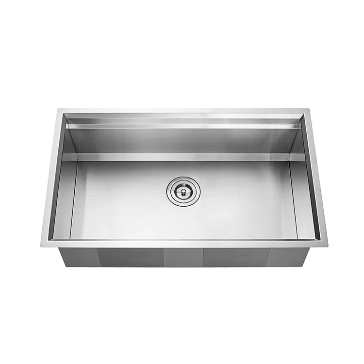 Commercial Custom Size Single Handmade Kitchen Sink square sink