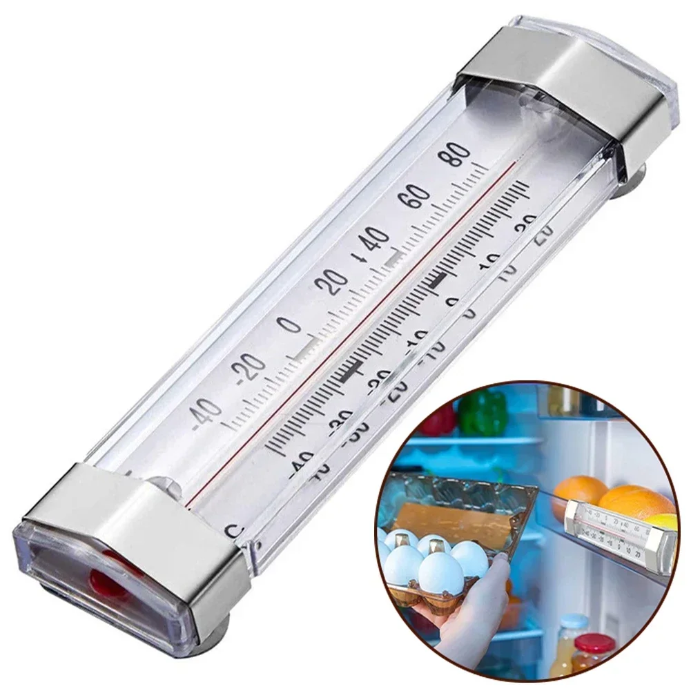 1pcs Refrigerator Freezer Thermometer Refrigerator Temperature Gauge Wall Hanging Thermometer Freezer Versatile Unit Count