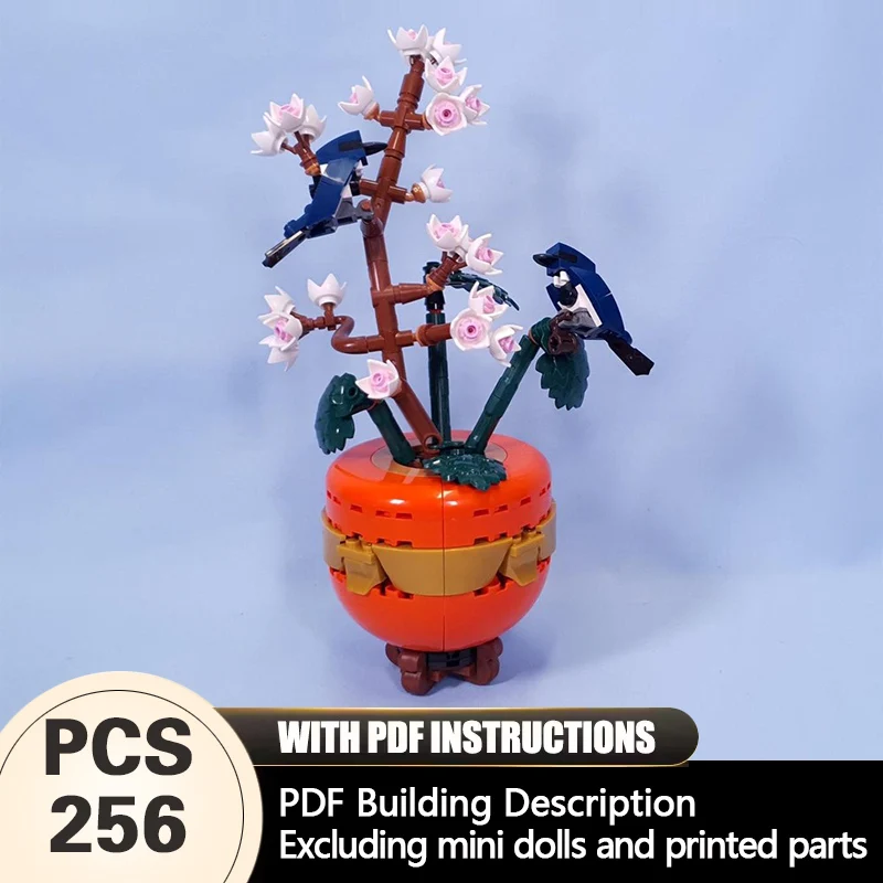 

Creators Plant Series Model MOC Building Bricks Flower Vase Modular Technology Gifts Holiday Assemble Children Toys Suit