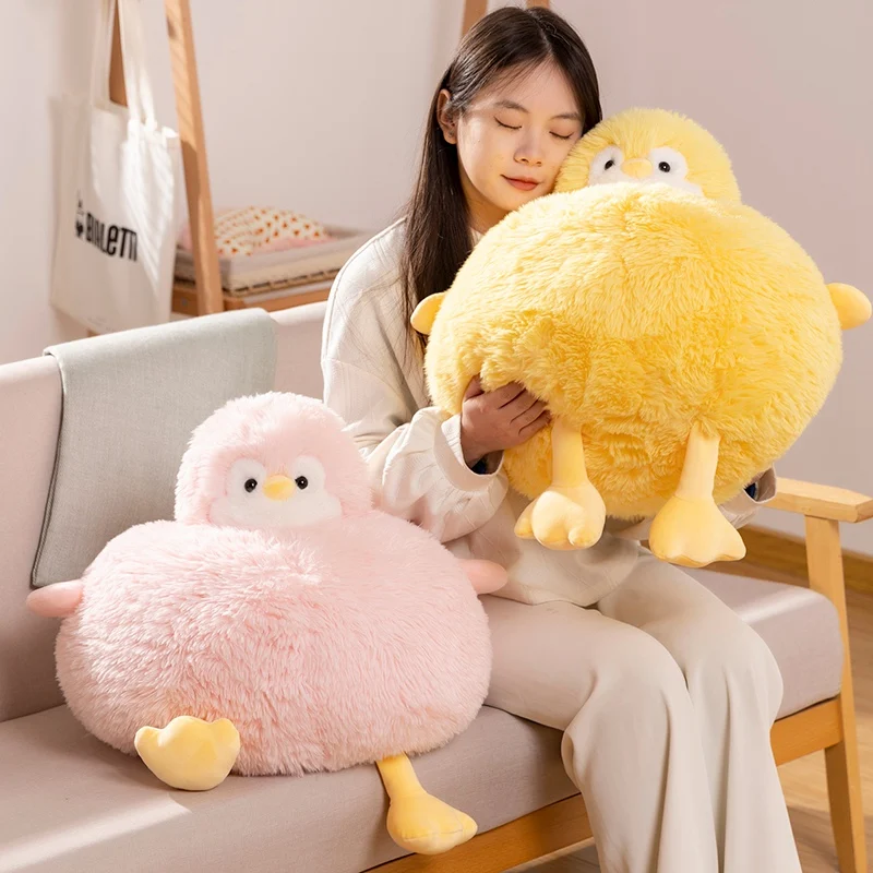 

Fluffly Soft Plush Long Hair Duck Doll Cute Stuffed Animal Kawaii Fatty Ducks Baby Cuddle Accompany Toys Pillow Girls Gift Decor