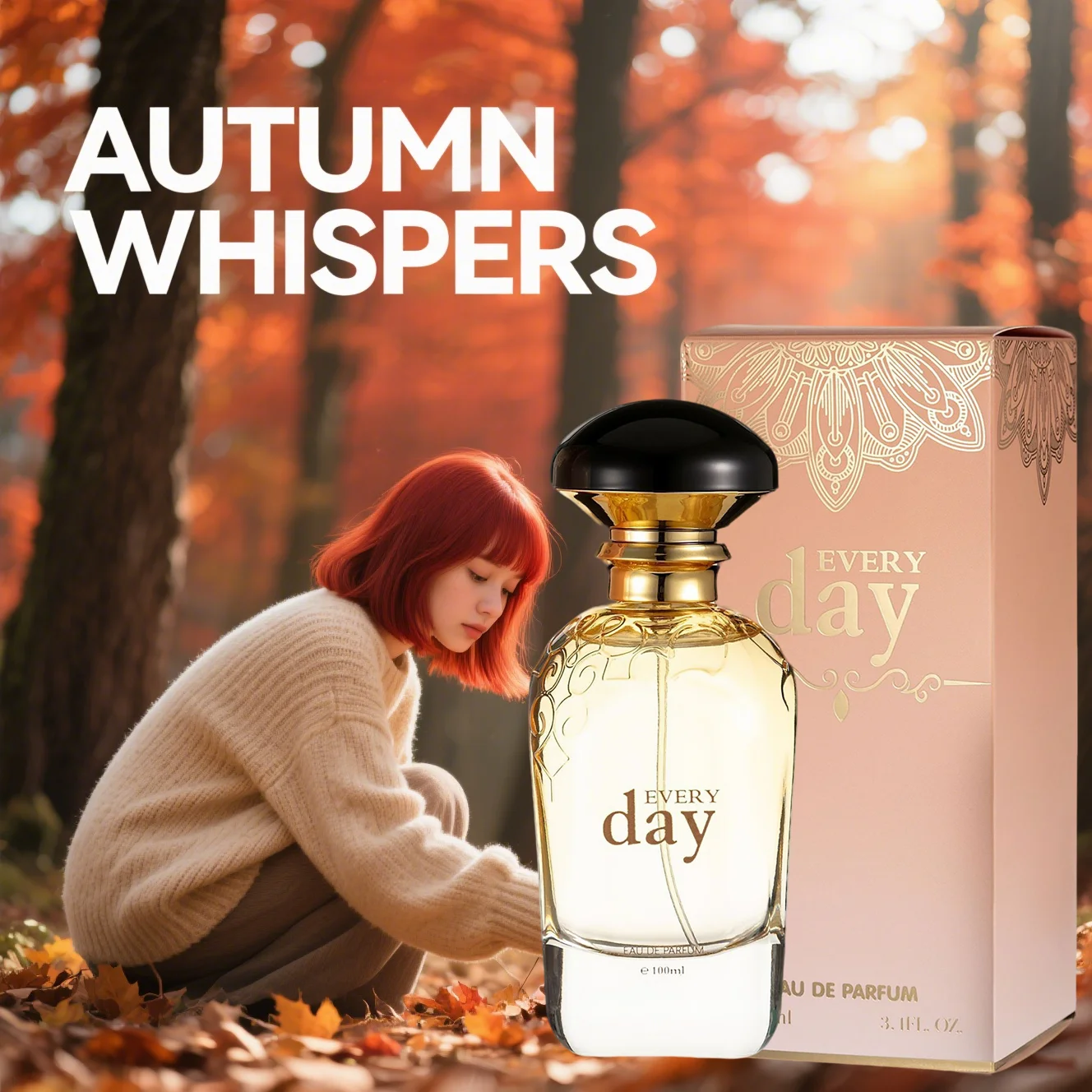 

Perfume Oil, 100ML Spray Perfume Oil with Floral, Fruits, Amber & Vanilla Scents, Long-Lasting, Suitable for Daily Use, Dates