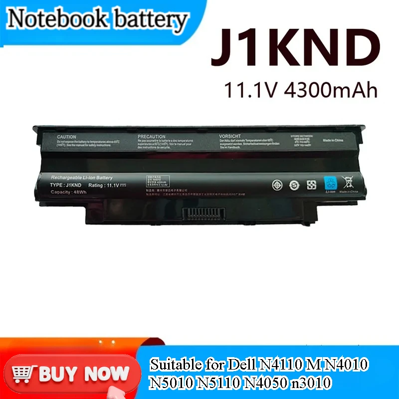 for N4110 M N4010 N5010 N5110 N4050 n3010 Laptop Battery J1KND