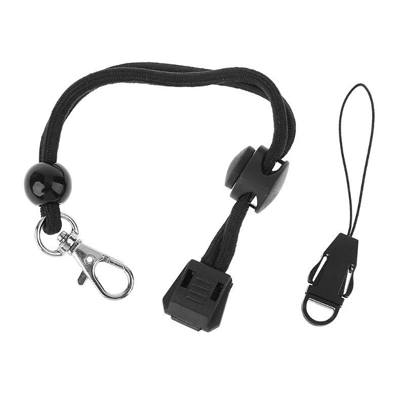 Tactical Flashlight Straps Lanyard Sling EDC Outdoor Tool Black Paracord Adjustable Anti Lost For Torch Camera Phone top sale