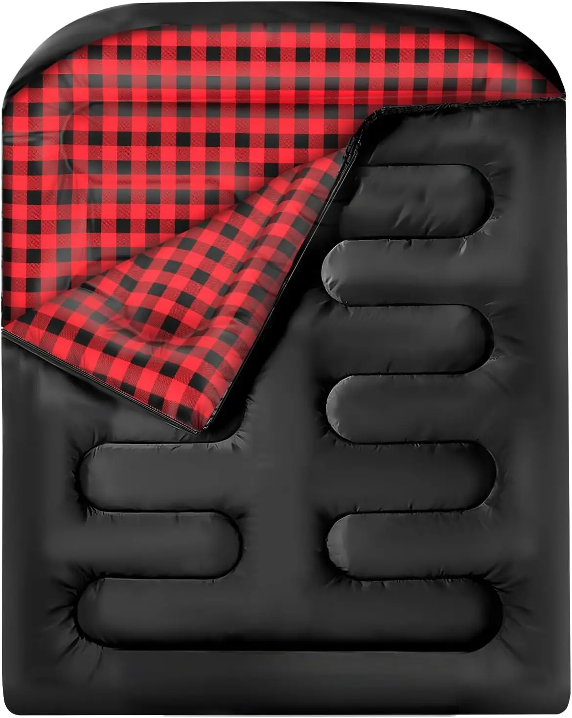 

Queen Size Double Sleeping Bag for 2 Adults, All Season Waterproof Lightweight Camping Hiking Backpacking