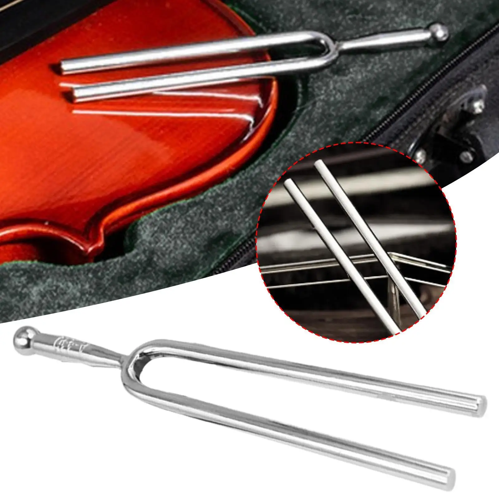 

Tuning Fork A to 440Hz Stainless Steel Home Gift Turner for Teaching Stringed