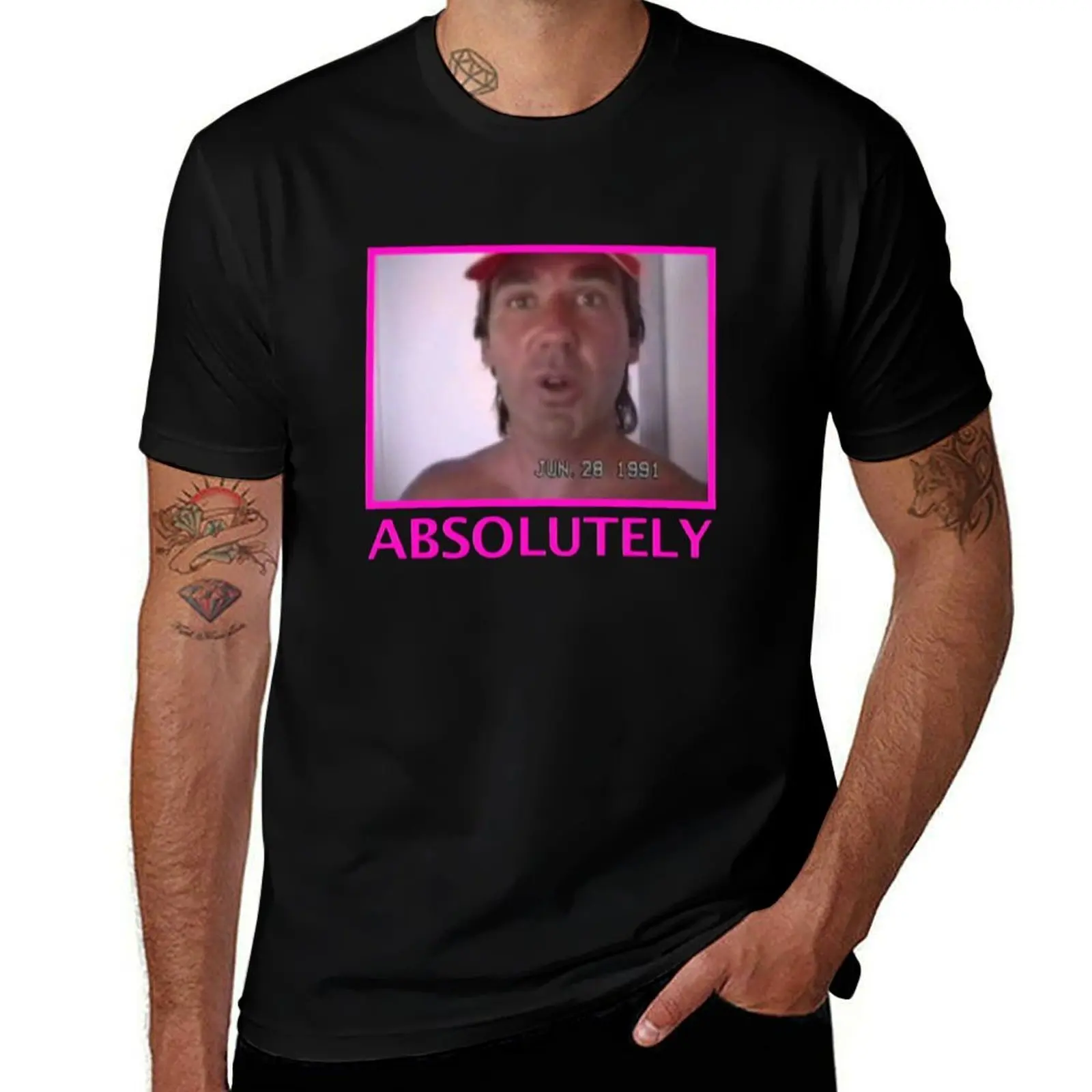 ABSOLUTELY T-Shirt Casual All Match Tee Shirt for Men