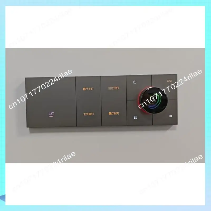 A17Z X3-Dimming Tuya Intelligent Switch Smart Multifunctional Panel Smart Home Automation Panel Silver