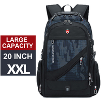 Waterproof Backpacks USB Charging School Bag Anti-theft Men Backpack Fit 20 Inch Laptop Travel Backpack Mochila High Capacity