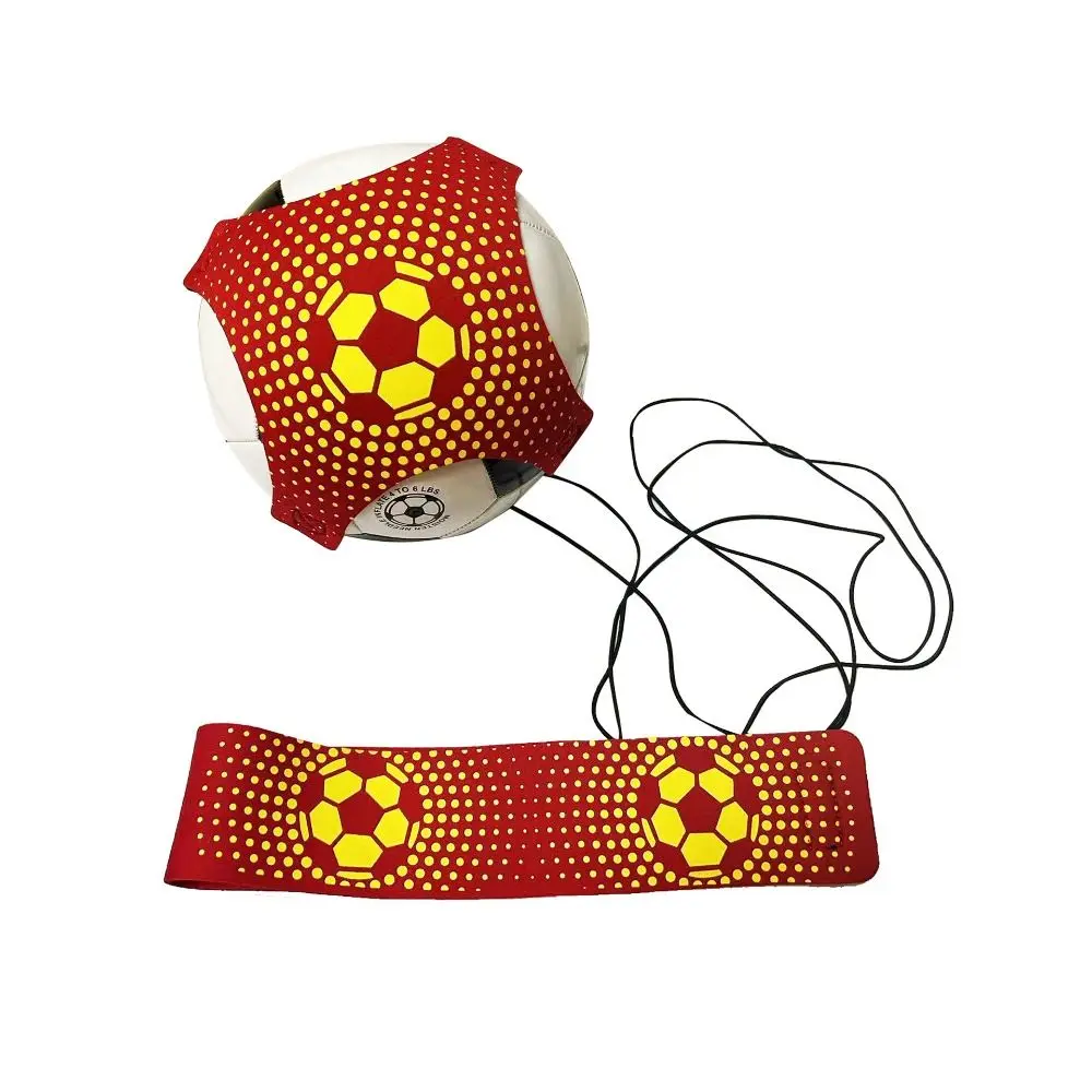 

Elastic Belt Soccer Ball Juggle Bags Adjustable Durable Soccer Trainer Belt Portable Kicking Football Kick Trainer Kids Adults