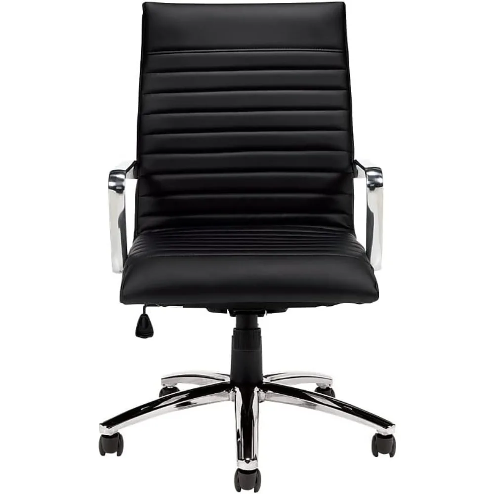 Global OTG Faux Leather Executive Chair, Black (OTG11730B)