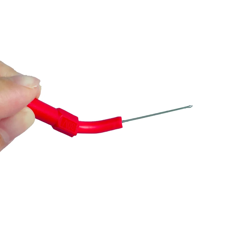 2 stücke Flexible Zurück Sonde Draht Brechen Kostenloser Test Rod Tip 4Mm Bananen Buchse Sicher Und Zerstörungsfreie Punktion – Detail 5