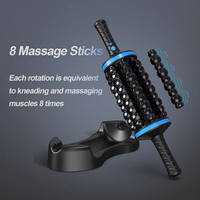 2025 Cordless Roller Body Massage Vibrators Percussive Massager 360 Rolling Muscle Relaxation Back Foot Leg Relaxer Rechargeable