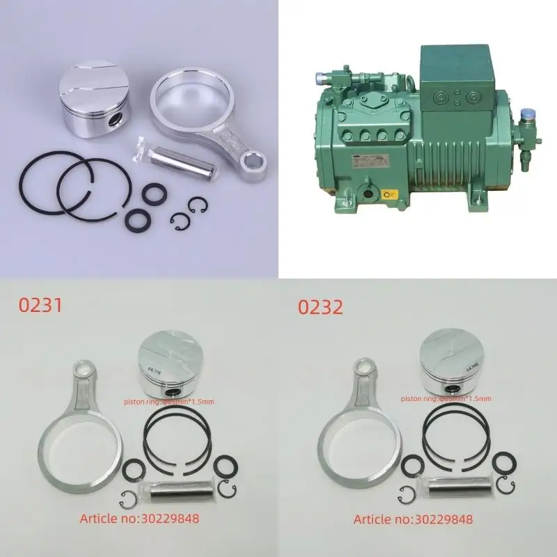 

【C】1 Set Connecting Rod/Piston Of Complete For Refrigeration Compressor 30229848 4PES-12 4PES-15 4PES-10Y 4PES-12Y 4PES-15Y-40P