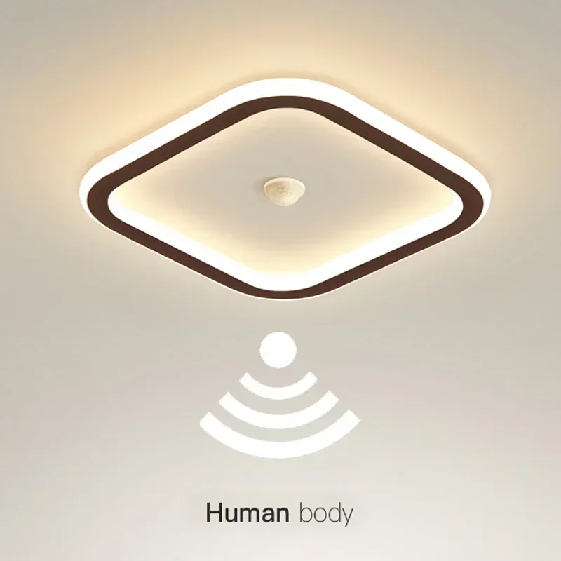 Smart LED Ceiling lamps Human Sensor Smart Home Lighting AC85-265V 18W For  Entrance Room Hallways Corridor Sensor Ceiling Lamp