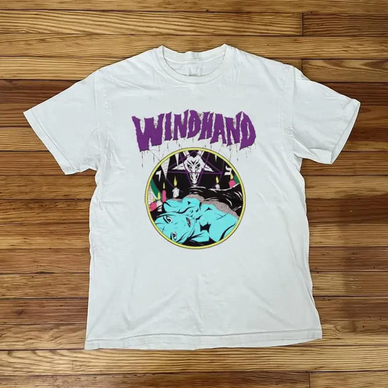 Windhand Band  Cotton White All Size T Shirt BT221