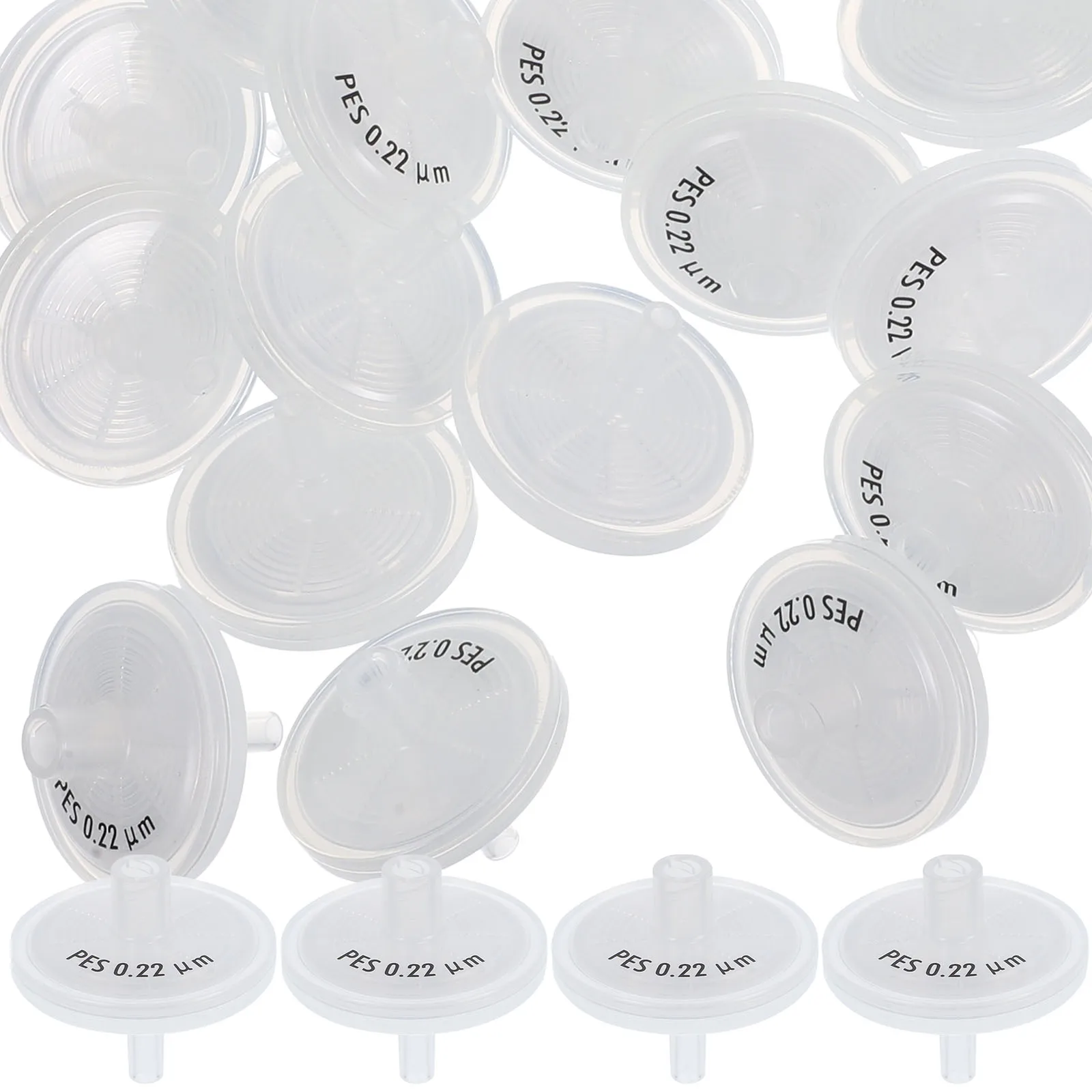 

25 Pcs Filter Syringe Plastic Holder Membrane Equipment Green Filtration