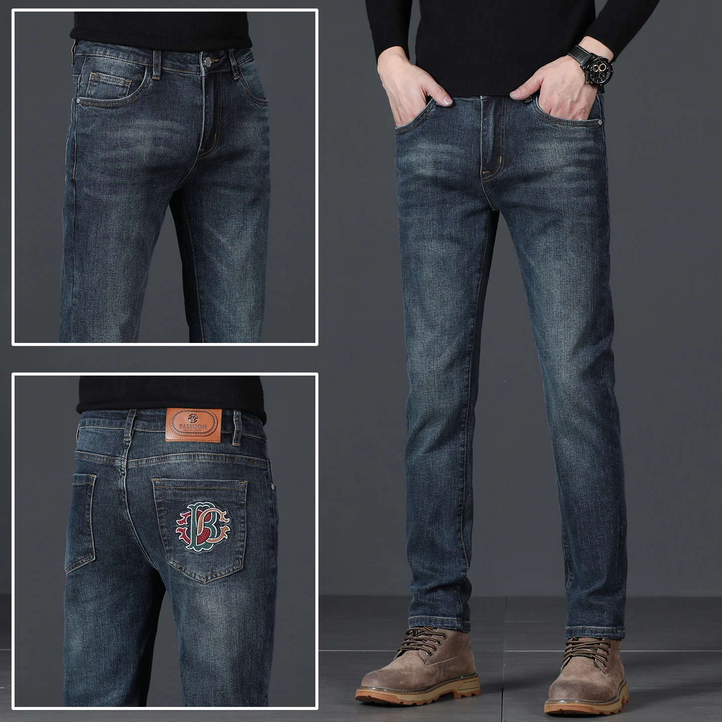 

Мужские джинсы класса люкс Outlet: Оригинальные остатки партии, низкая посадка, вельветовые, с высокой эластичностью, устойчивые к сильным нагрузкам, большие размеры