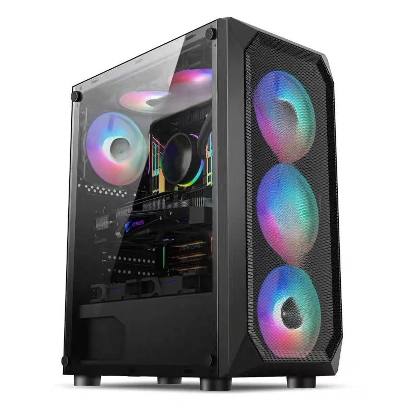 Unique display high-end assembly type 3D drawing modeling rendering video live editing computer desktop