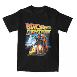 Back To The Future Movie T Shirt American Science T Shirts Short-Sleeved Y2K Fun Tops Summer Cotton O Neck Plus Size Clothing