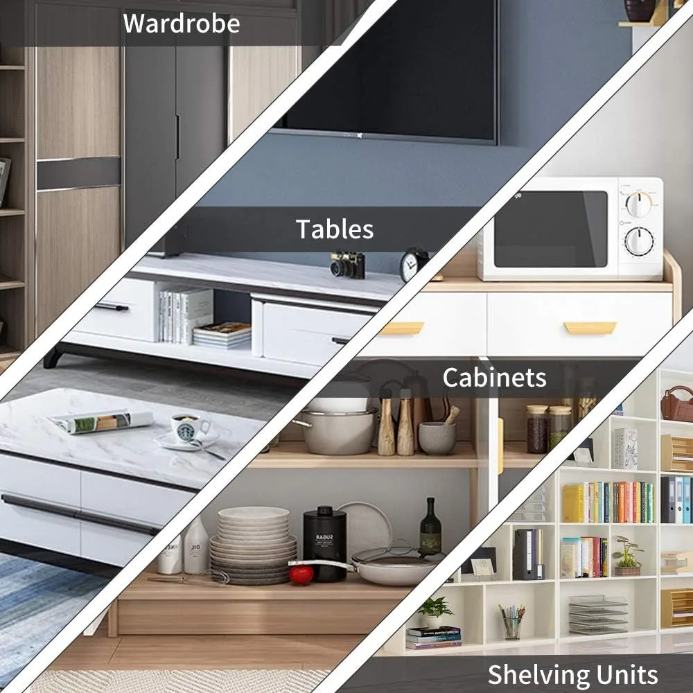 Livellatore per gambe per carichi pesanti da 4/8/16, altezza regolabile da 2 pollici, per mobili, tavoli, armadi