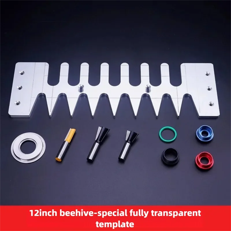 Strumento per falegnameria di precisione con morsetto per la lavorazione del legno con punta per falegnameria a coda di rondine