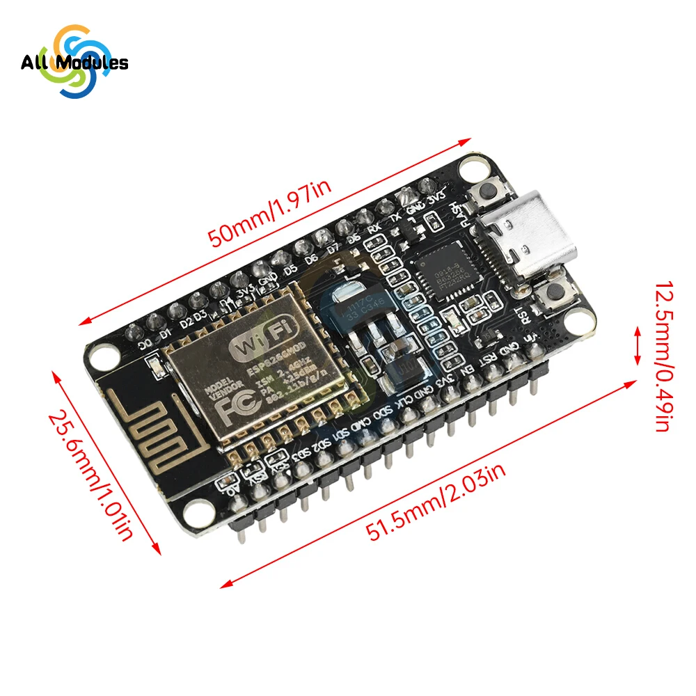 FT232 NodeMCU Lua V3 ESP8266 Serial Port WIFI Modul Entwicklungsboard basierend auf ESP8266 ESP-12E