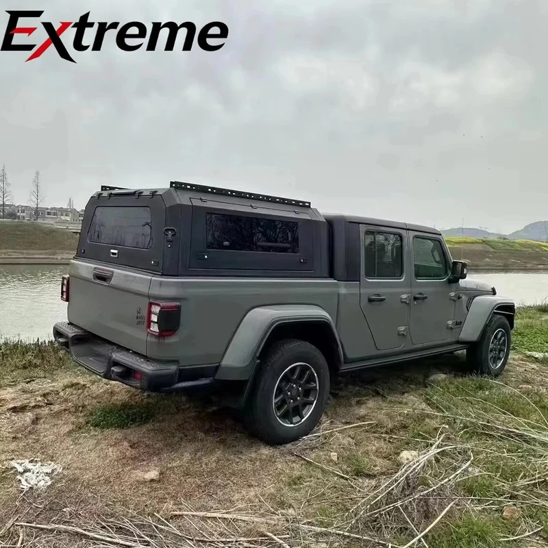 High Quality Hardtop Canopy With Sliding Window Pickup Bed Cap Gladiator, In Stock