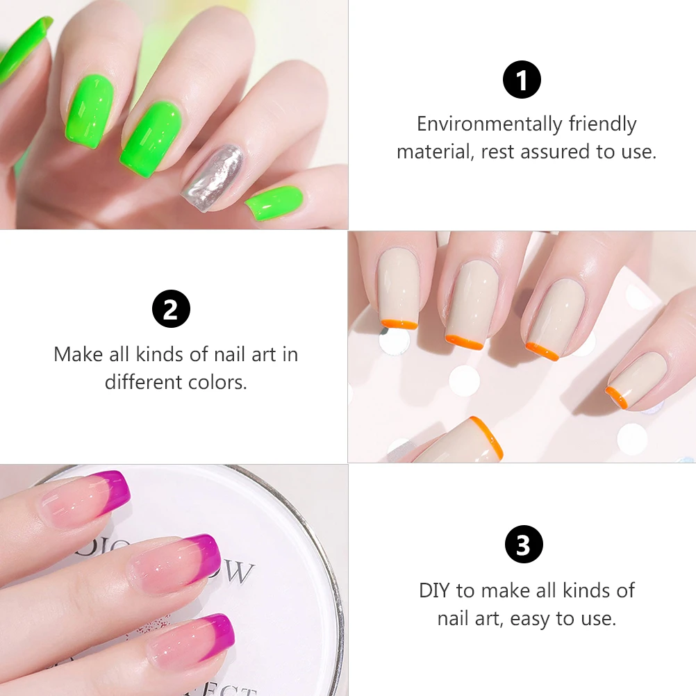 12-dozen poederset manicure hoogtepunt stof acryl festival nail art doe-het-zelf lichaam gezicht haarkleur UV-lak kristal