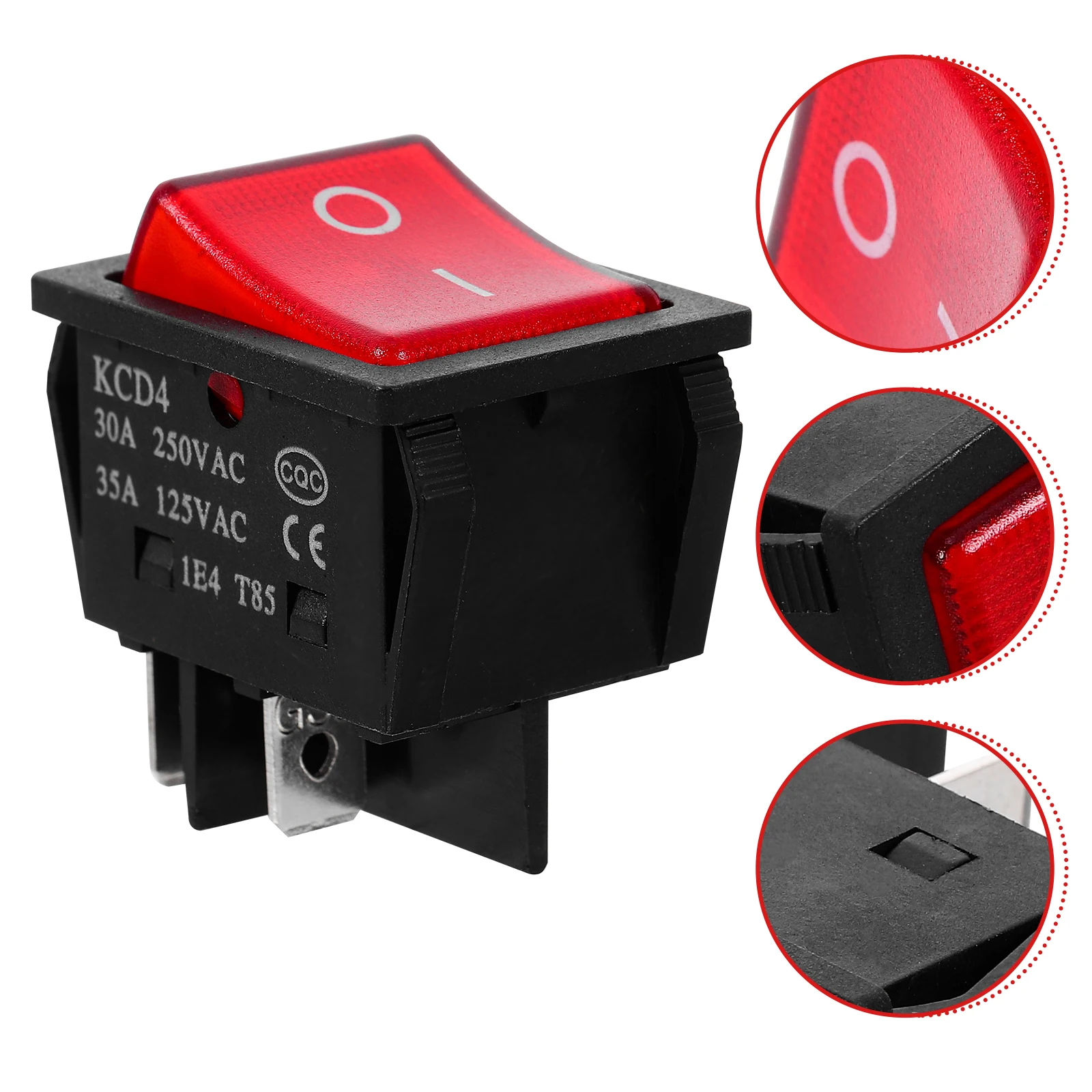 

Boat Switch Lights 4 Position Toggle Switches 30A 250V Heavy Duty Rocker Marine Boat Toggle Replacement Relay