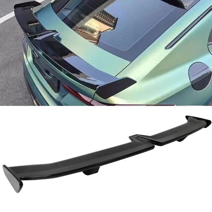 

Дюймовый универсальный задний спойлер багажника в стиле PRO, хвостовой спойлер багажника автомобиля с клеем, глянцевый черный