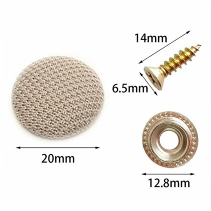 10pcs Car Interior Ceiling Cloth Fixing Screw Cap For UAZ 31512 3153 3159 3162 Simbir 469 Hunter Patriot