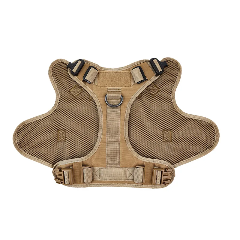 Tactical Dog Harness, Adjustable No-Pull Handle Service Vest Heavy Duty Pet Large Breed, Dog Vest for Training Hunting Walking
