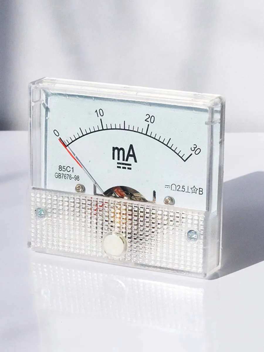 Pointer Ammeter JS-85C1-30mA Two-wire Passive 0-4-20mA Simple Measurement Feedback Display