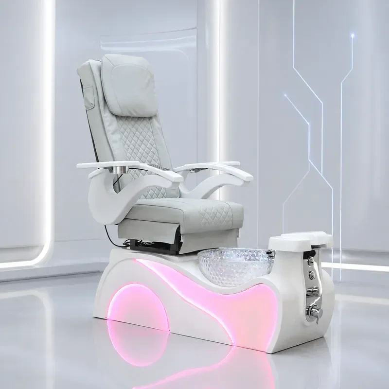 Electric Pedicure Chair Nail Art Foot Bath Sofa Recliner Spa Beauty Massage Bed with Sauna Function for Professional
